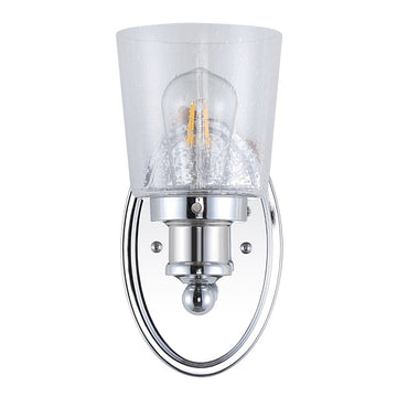 Beverly Iron/Seeded Glass Classic Cottage LED Vanity Light